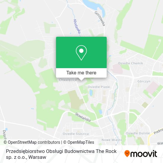 Przedsiębiorstwo Obsługi Budownictwa The Rock sp. z o.o. map