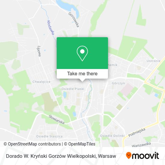 Карта Dorado W. Kryński Gorzów Wielkopolski