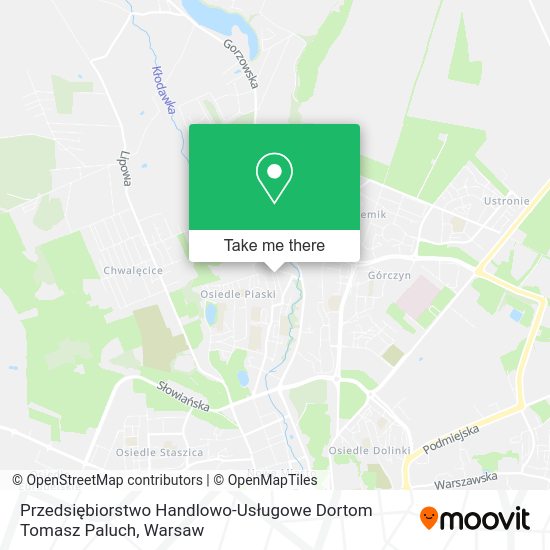 Przedsiębiorstwo Handlowo-Usługowe Dortom Tomasz Paluch map