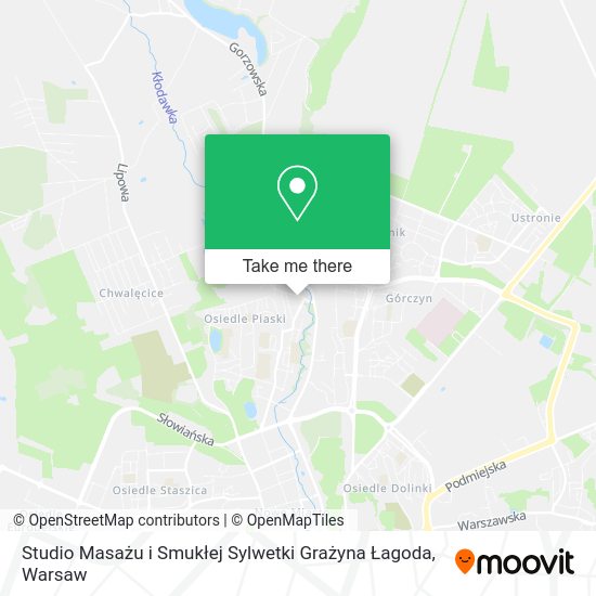 Studio Masażu i Smukłej Sylwetki Grażyna Łagoda map