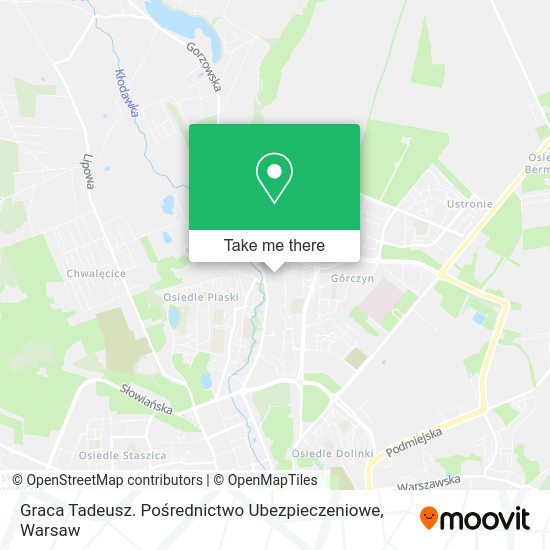 Graca Tadeusz. Pośrednictwo Ubezpieczeniowe map