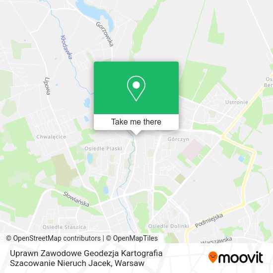 Карта Uprawn Zawodowe Geodezja Kartografia Szacowanie Nieruch Jacek