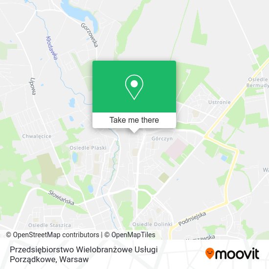 Przedsiębiorstwo Wielobranżowe Usługi Porządkowe map