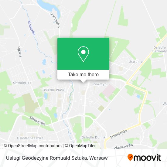 Usługi Geodezyjne Romuald Sztuka map