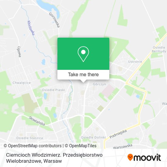 Ciemcioch Włodzimierz. Przedsiębiorstwo Wielobranżowe map