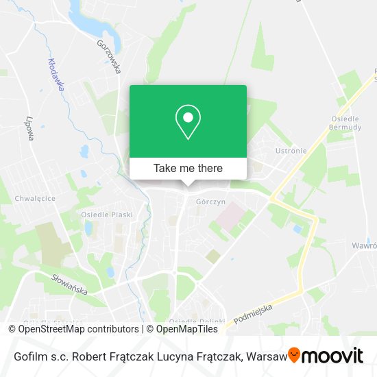 Gofilm s.c. Robert Frątczak Lucyna Frątczak map