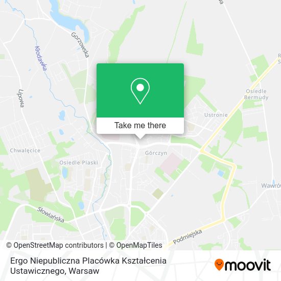 Ergo Niepubliczna Placówka Kształcenia Ustawicznego map