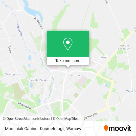 Marciniak Gabinet Kosmetologii map