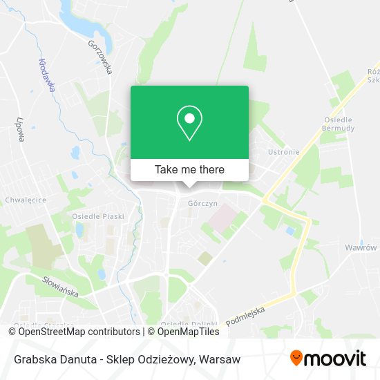 Grabska Danuta - Sklep Odzieżowy map