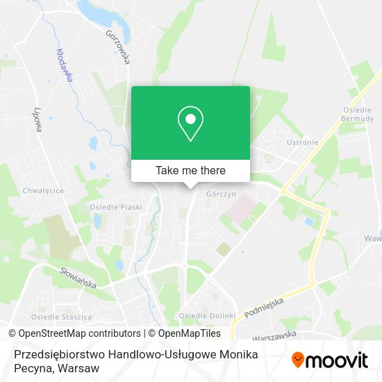 Przedsiębiorstwo Handlowo-Usługowe Monika Pecyna map