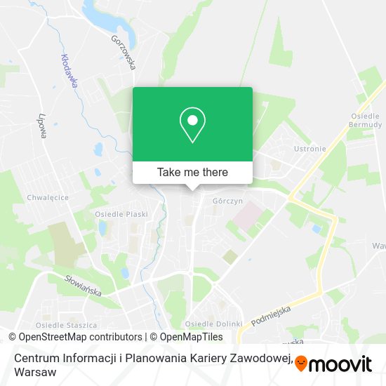 Centrum Informacji i Planowania Kariery Zawodowej map