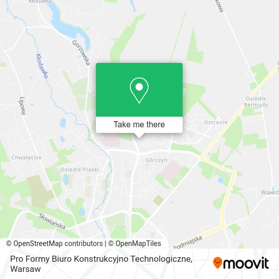 Pro Formy Biuro Konstrukcyjno Technologiczne map