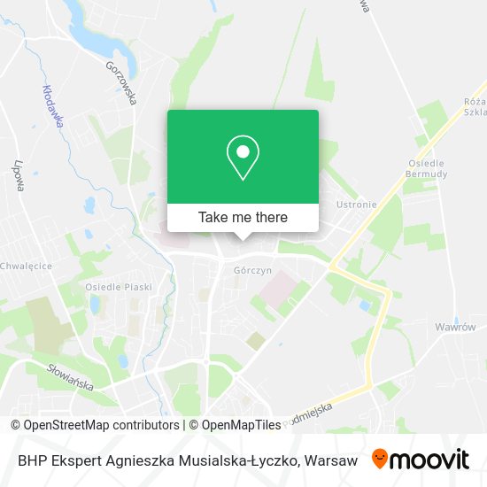 BHP Ekspert Agnieszka Musialska-Łyczko map