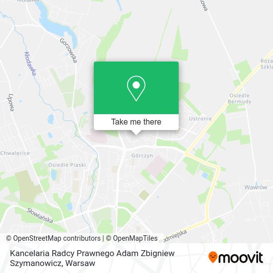 Kancelaria Radcy Prawnego Adam Zbigniew Szymanowicz map