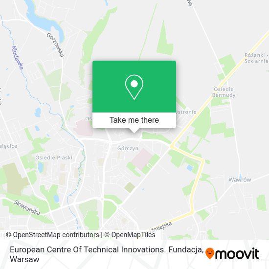 European Centre Of Technical Innovations. Fundacja map