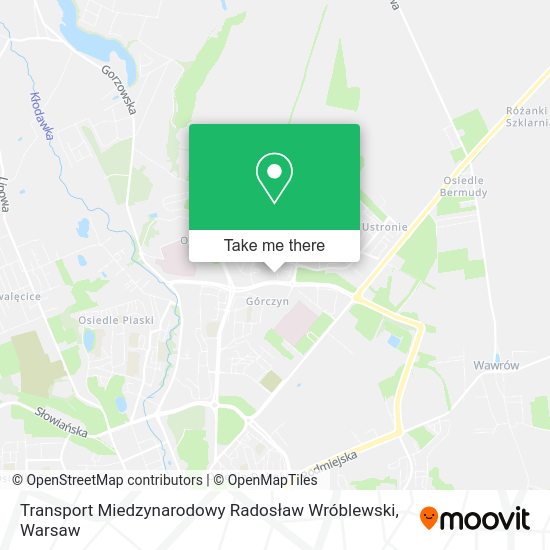 Transport Miedzynarodowy Radosław Wróblewski map