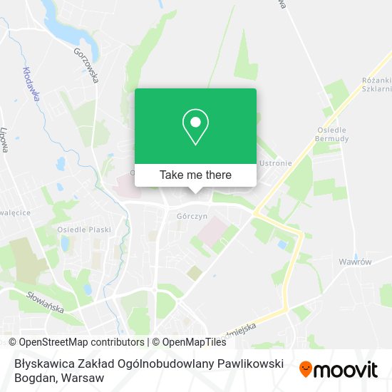 Błyskawica Zakład Ogólnobudowlany Pawlikowski Bogdan map