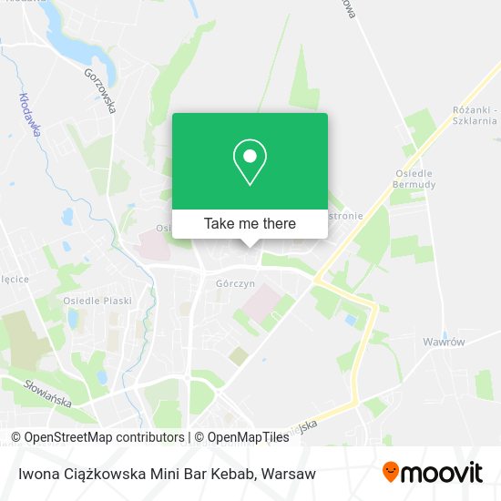 Iwona Ciążkowska Mini Bar Kebab map