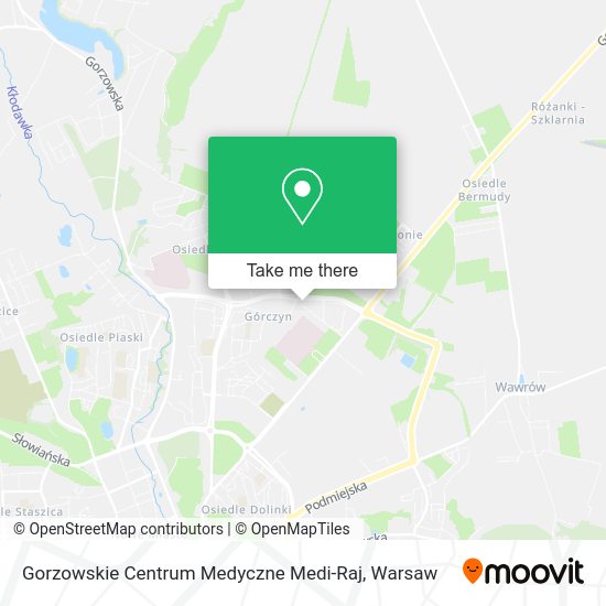 Gorzowskie Centrum Medyczne Medi-Raj map