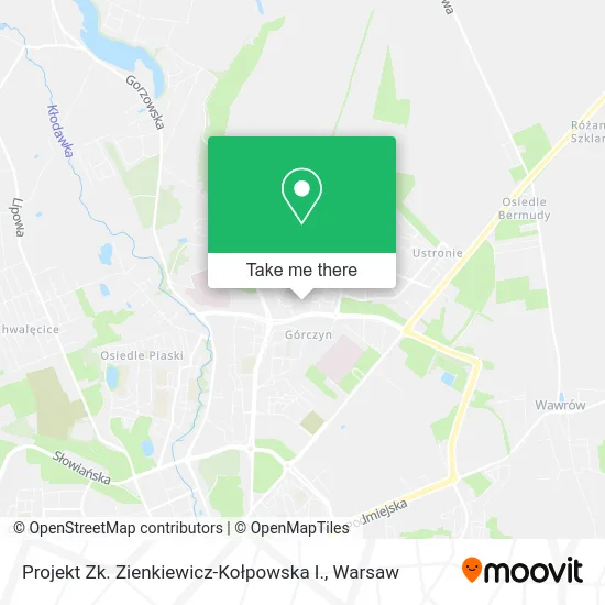 Карта Projekt Zk. Zienkiewicz-Kołpowska I.