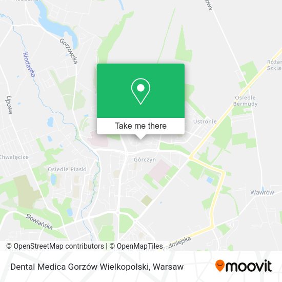 Dental Medica Gorzów Wielkopolski map