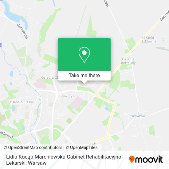 Карта Lidia Kocąb Marchlewska Gabinet Rehabilitacyjno Lekarski