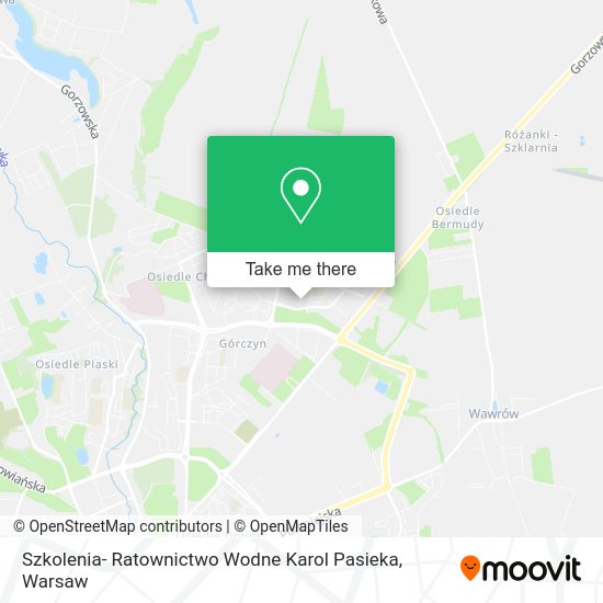 Szkolenia- Ratownictwo Wodne Karol Pasieka map