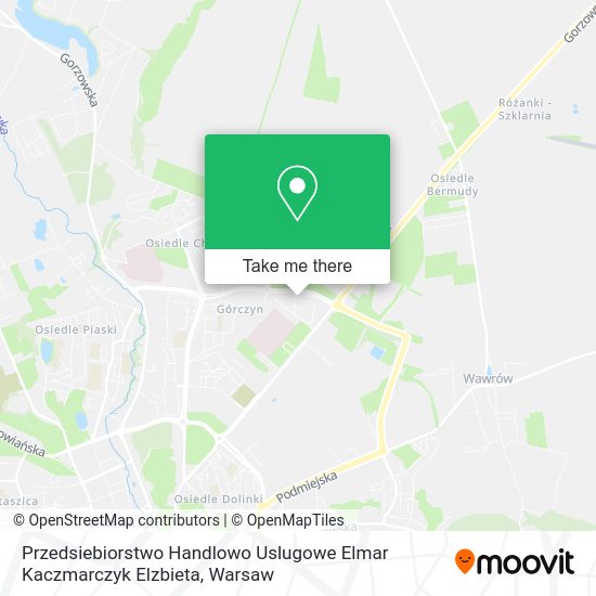 Przedsiebiorstwo Handlowo Uslugowe Elmar Kaczmarczyk Elzbieta map