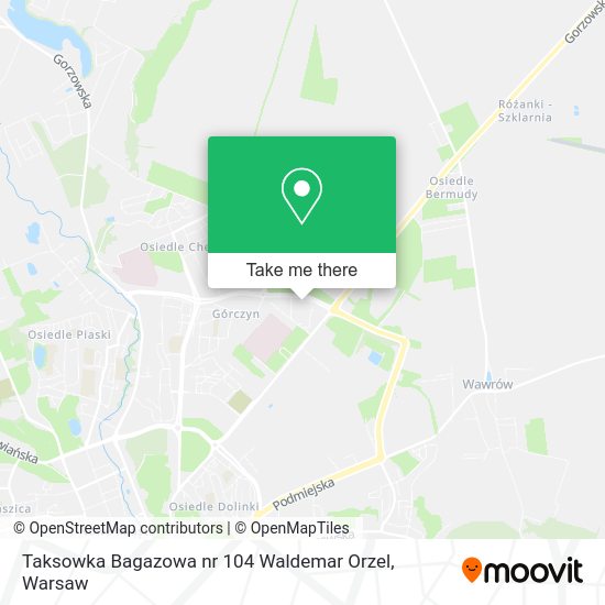 Taksowka Bagazowa nr 104 Waldemar Orzel map