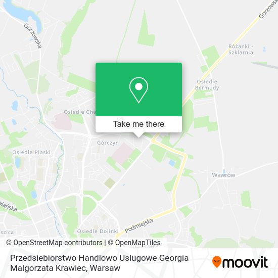 Przedsiebiorstwo Handlowo Uslugowe Georgia Malgorzata Krawiec map