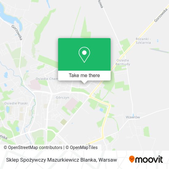 Sklep Spożywczy Mazurkiewicz Blanka map