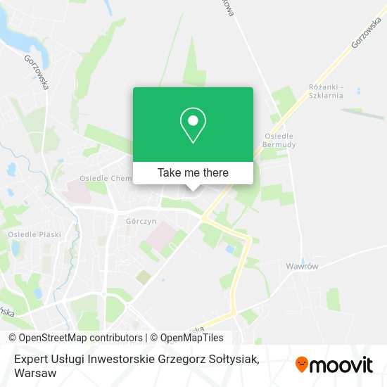 Expert Usługi Inwestorskie Grzegorz Sołtysiak map