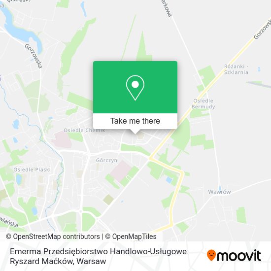 Emerma Przedsiębiorstwo Handlowo-Usługowe Ryszard Maćków map