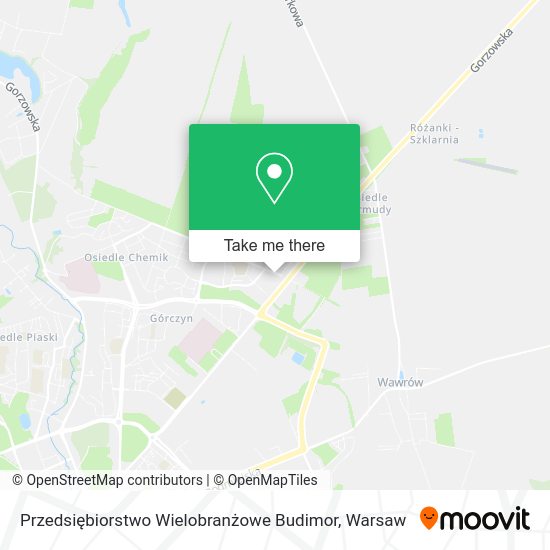 Przedsiębiorstwo Wielobranżowe Budimor map