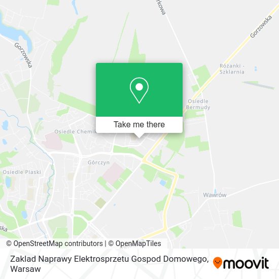 Zaklad Naprawy Elektrosprzetu Gospod Domowego map