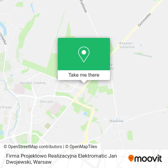 Карта Firma Projektowo Realizacyjna Elektromatic Jan Dwojewski