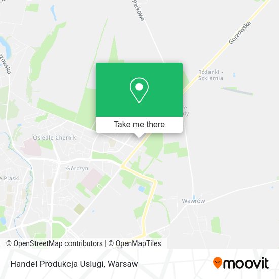 Handel Produkcja Uslugi map