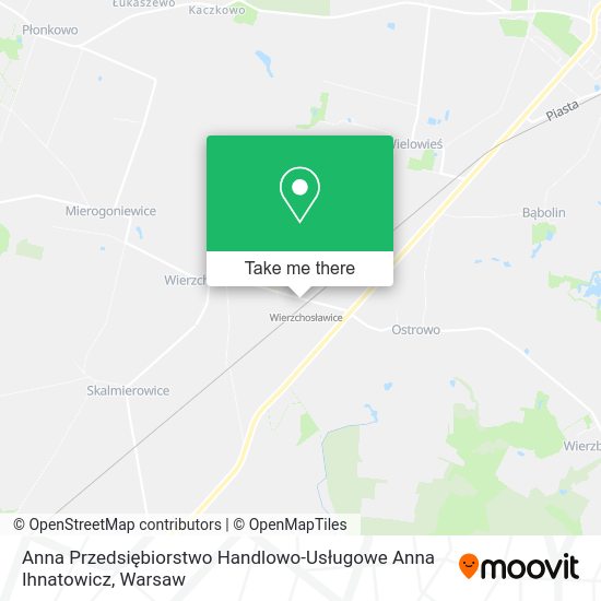 Anna Przedsiębiorstwo Handlowo-Usługowe Anna Ihnatowicz map