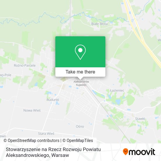 Stowarzyszenie na Rzecz Rozwoju Powiatu Aleksandrowskiego map