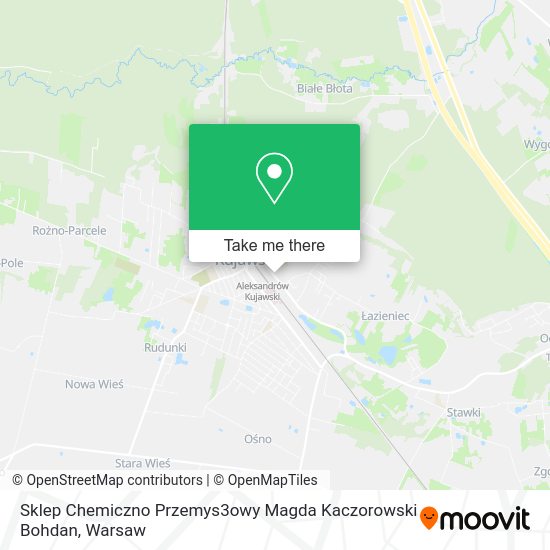 Sklep Chemiczno Przemys3owy Magda Kaczorowski Bohdan map