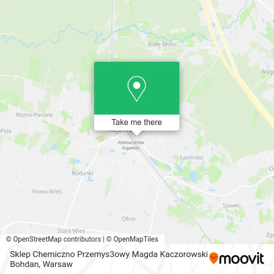 Карта Sklep Chemiczno Przemys3owy Magda Kaczorowski Bohdan