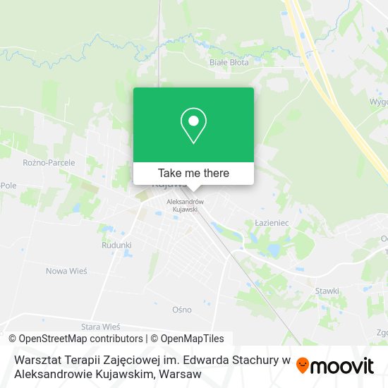 Warsztat Terapii Zajęciowej im. Edwarda Stachury w Aleksandrowie Kujawskim map