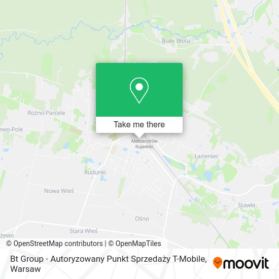 Bt Group - Autoryzowany Punkt Sprzedaży T-Mobile map