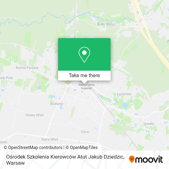 Ośrodek Szkolenia Kierowców Atut Jakub Dziedzic map