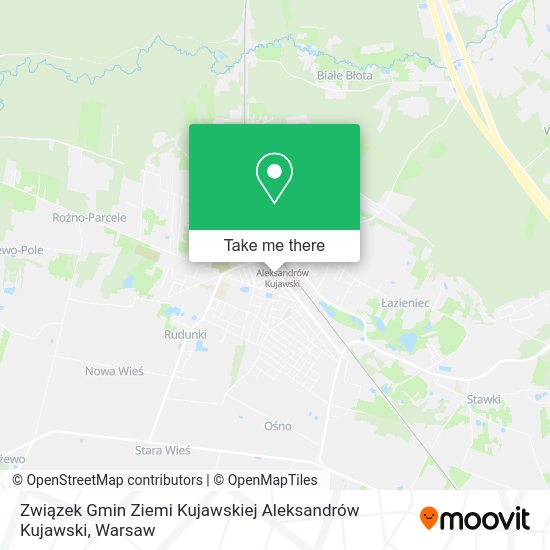 Związek Gmin Ziemi Kujawskiej Aleksandrów Kujawski map