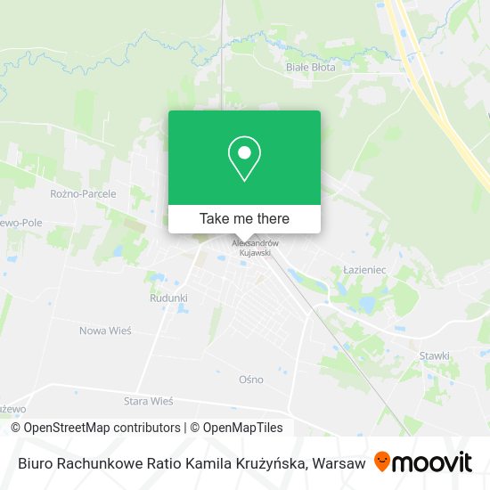 Biuro Rachunkowe Ratio Kamila Krużyńska map