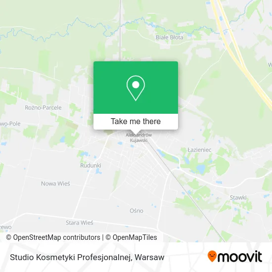 Карта Studio Kosmetyki Profesjonalnej