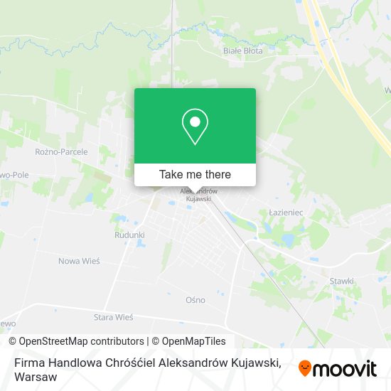 Firma Handlowa Chróśćiel Aleksandrów Kujawski map