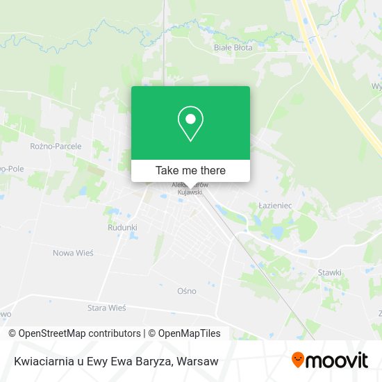 Kwiaciarnia u Ewy Ewa Baryza map