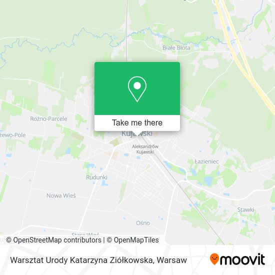 Warsztat Urody Katarzyna Ziółkowska map